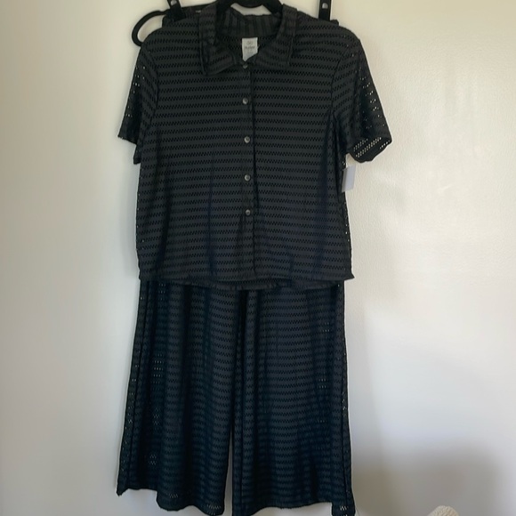 Hurley mesh Shirt and pant bathing suit cover up Set Size S/CH NWT - Picture 1 of 10